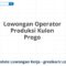 Lowongan Operator Produksi Kulon Progo
