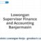 Lowongan Supervisor Finance and Accounting Banjarmasin