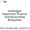 Lowongan Supervisor Finance and Accounting Banyumas