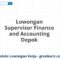 Lowongan Supervisor Finance and Accounting Depok