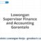 Lowongan Supervisor Finance and Accounting Gorontalo