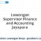 Lowongan Supervisor Finance and Accounting Jayapura