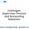 Lowongan Supervisor Finance and Accounting Kebumen