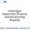 Lowongan Supervisor Finance and Accounting Kupang