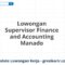 Lowongan Supervisor Finance and Accounting Manado