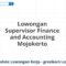 Lowongan Supervisor Finance and Accounting Mojokerto