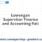 Lowongan Supervisor Finance and Accounting Pati