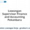 Lowongan Supervisor Finance and Accounting Pekanbaru