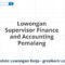 Lowongan Supervisor Finance and Accounting Pemalang