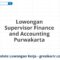 Lowongan Supervisor Finance and Accounting Purwakarta