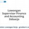 Lowongan Supervisor Finance and Accounting Sidoarjo