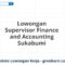 Lowongan Supervisor Finance and Accounting Sukabumi