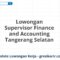 Lowongan Supervisor Finance and Accounting Tangerang Selatan