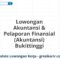 Lowongan Akuntansi & Pelaporan Finansial (Akuntansi) Bukittinggi
