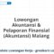 Lowongan Akuntansi & Pelaporan Finansial (Akuntansi) Malang