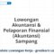 Lowongan Akuntansi & Pelaporan Finansial (Akuntansi) Sampang