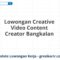 Lowongan Creative Video Content Creator Bangkalan