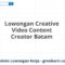 Lowongan Creative Video Content Creator Batam