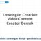 Lowongan Creative Video Content Creator Demak