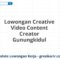 Lowongan Creative Video Content Creator Gunungkidul