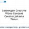 Lowongan Creative Video Content Creator Jakarta Timur