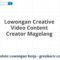 Lowongan Creative Video Content Creator Magelang