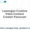 Lowongan Creative Video Content Creator Pasuruan