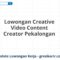 Lowongan Creative Video Content Creator Pekalongan