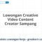 Lowongan Creative Video Content Creator Sampang