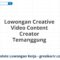 Lowongan Creative Video Content Creator Temanggung
