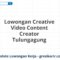 Lowongan Creative Video Content Creator Tulungagung