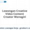 Lowongan Creative Video Content Creator Wonogiri