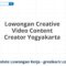 Lowongan Creative Video Content Creator Yogyakarta