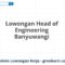 Lowongan Head of Engineering Banyuwangi