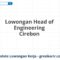 Lowongan Head of Engineering Cirebon