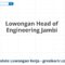 Lowongan Head of Engineering Jambi