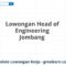 Lowongan Head of Engineering Jombang