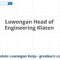 Lowongan Head of Engineering Klaten