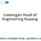 Lowongan Head of Engineering Kupang