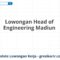 Lowongan Head of Engineering Madiun