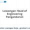 Lowongan Head of Engineering Pangandaran