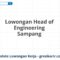 Lowongan Head of Engineering Sampang