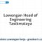 Lowongan Head of Engineering Tasikmalaya