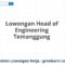 Lowongan Head of Engineering Temanggung