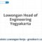 Lowongan Head of Engineering Yogyakarta