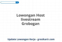 Lowongan Host livestream Grobogan