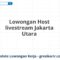 Lowongan Host livestream Jakarta Utara