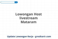 Lowongan Host livestream Mataram