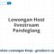 Lowongan Host livestream Pandeglang