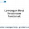 Lowongan Host livestream Pontianak